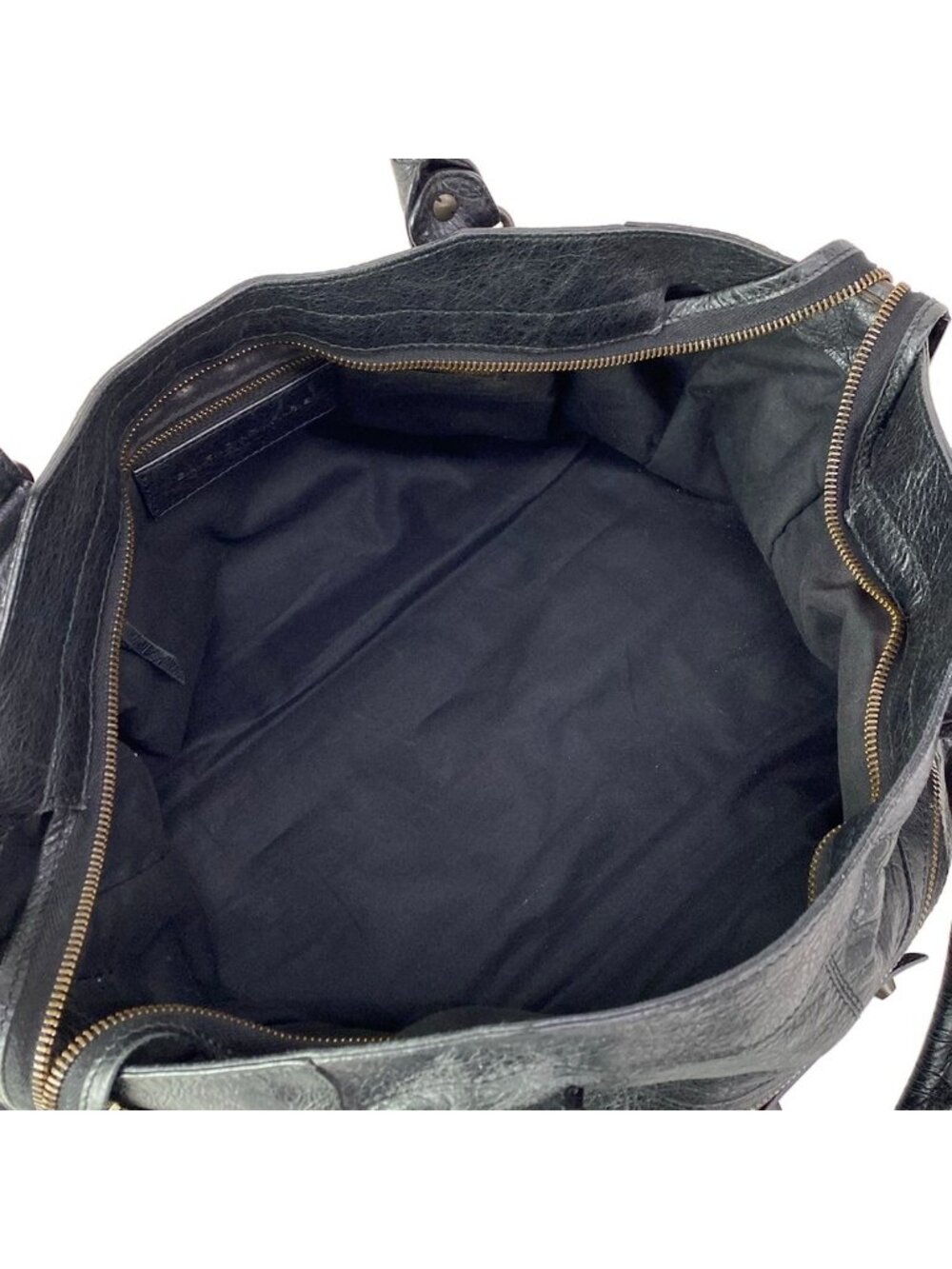 ★SOLD★ Balenciaga Handbag the Part Time Black 2-Way Shoulder Strap Removable - Picture 7 of 15